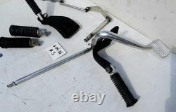 06-17 Harley Davidson FXD Dyna Wrinkle Black Chrome Aluminum Mid-Controls -Nice