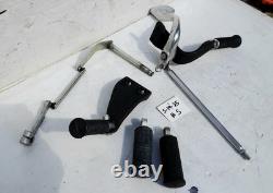 06-17 Harley Davidson FXD Dyna Wrinkle Black Chrome Aluminum Mid-Controls -Nice