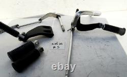 06-17 Harley Davidson FXD Dyna Wrinkle Black Chrome Aluminum Mid-Controls -Nice