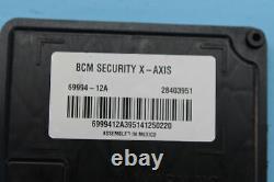 1226 14 Harley-davidson Dyna Bcm Body Control Module Security Axis 69994-12