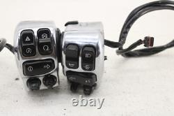 14-16 Harley Davidson CVO Road Glide Chrome Control Switch Pack set