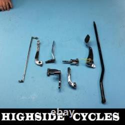 1409 01 Harley-davidson Dyna Forward Foot Control Brake Lever Linkage Bracket