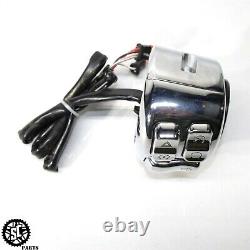 17-22 19 Harley Road King Touring Right Control On Off Kill Switch Chrome Hd72