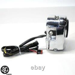 17-22 2019 Harley-davidson Road King Touring Left Control Switch Chrome Hd72