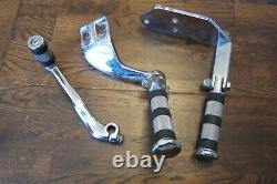 1982-1994 OEM Harley Davidson FXR Mid Controls Parts Shifter Brackets Mount Pegs