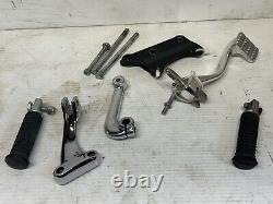 1991-2003 Sportster Mid Controls OEM Chrome NICE AND COMPLETE