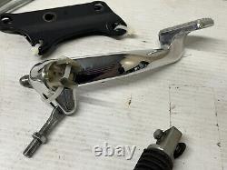 1991-2003 Sportster Mid Controls OEM Chrome NICE AND COMPLETE