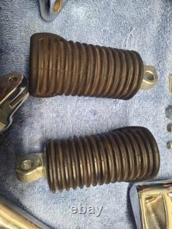 1991 2005 Harley Davidson Dyna Oem Chrome MID Controls With Mounting Hardware