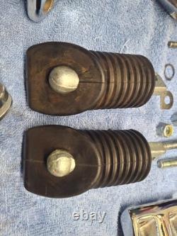 1991 2005 Harley Davidson Dyna Oem Chrome MID Controls With Mounting Hardware 1991 2005 Harley Davidson Dyna Oem Chrome MID Controls With Mounting Hardware