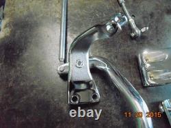 1991 2005 Harley Davidson Dyna Oem Chrome MID Controls With Mounting Hardware