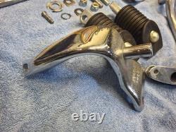 1991 2005 Harley Davidson Dyna Oem Chrome MID Controls With Mounting Hardware
