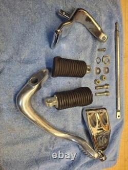 1991 2005 Harley Davidson Dyna Oem Chrome MID Controls With Mounting Hardware