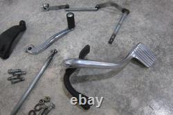 1991-2017 OEM Harley Davidson Dyna Black Mid Controls Foot Pegs Brackets Mounts