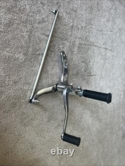 1993-2002 HARLEY DAVIDSON DYNA OEM CHROME FORWARD CONTROLS WithMOUNTING HARDWARE