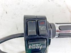 1995 HARLEY ELECTRA GLIDE RIGHT HAND CONTROLS SWITCH HOUSING with CHROME GRIPS