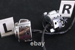 2005 Harley Softail CVO CHROME Hand Switch Control Button Housing Left Right Set