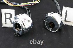 2006 Harley Softail CVO CHROME Hand Switch Control Button Housing Left Right Set