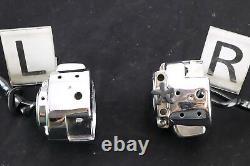 2006 Harley Softail CVO CHROME Hand Switch Control Button Housing Left Right Set