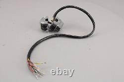 2007 Harley Electra Glide Ultra CVO Left Hand Control Switch Assembly CHROME