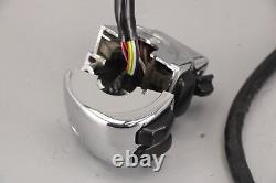 2007 Harley Electra Glide Ultra CVO Left Hand Control Switch Assembly CHROME