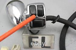 2009 Harley Dyna CVO CHROME Hand Switch Control + Turn Signal Left Right Set