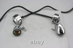 2009 Harley Dyna CVO CHROME Hand Switch Control + Turn Signal Left Right Set