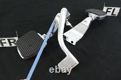 2011 Harley Dyna CHROME MID-CONTROL Front Driver Foot Peg Left Right Brake Pedal