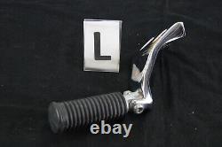 2012 Harley Dyna Chrome Mid Control Driver Left Right Foot Peg & Mount Bracket