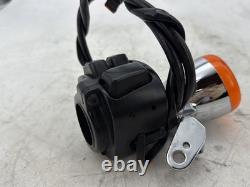 2012 Harley Dyna FXDF Fat Bob OEM Left Turn Signal Headlight Switches Controls