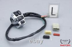 2012 Harley Street Glide CVO Left Hand Control Switch Assembly CHROME VIDEO