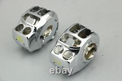 2016 Harley Road Glide CVO Ultra Hand Control Switch Housing Set CHROME