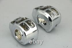 2016 Harley Road Glide CVO Ultra Hand Control Switch Housing Set CHROME