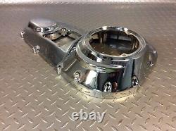 85-88 Harley Davidson FXR FLT Models Mid Control Chrome Outer Primary Cover