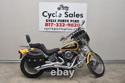 95 Harley-Davidson FXSTC Softail Custom Chrome Control Switches Chrome