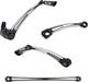 Arlen Ness Deep Cut Solo Foot Control Kit Black #420-108 Harley Davidson