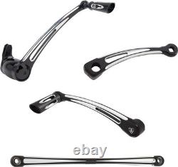 Arlen Ness Deep Cut Solo Foot Control Kit Black #420-108 Harley Davidson