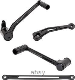 Arlen Ness Foot Control Kit with Toe Shifter Solo Black Speedliner 420-103