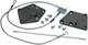 Arlen Ness Forward Control Extension Kit +3 Black #07-610 Harley Davidson