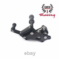 Billet Aluminum Forward Controls Harley Davidson Softail 2000-17 Anodized Black