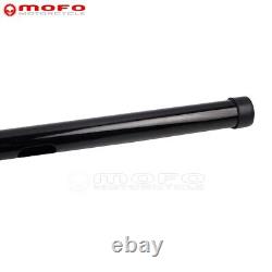 Black 1 Inch Handlebar T-Bar Drag Bar 6'' Riser For Harley Sportster Dyna 82-UP