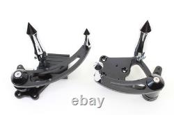 Black Billet Extended Forward Control Set fits Harley Davidson
