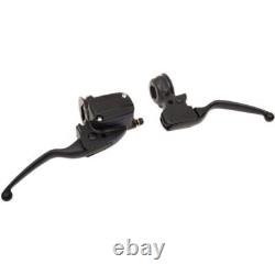 Black Brake Clutch Handlebar Control Kit for Harley Touring 08-13