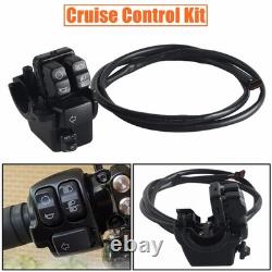 Black Cruise Control Kit For Harley Softail Heritage Classic Breakout FXDR 16-up