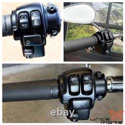 Black Cruise Control Kit For Harley Softail Heritage Classic Breakout FXDR 16-up