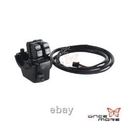 Black Cruise Control Kit For Harley Softail Heritage Classic Breakout FXDR 16-up