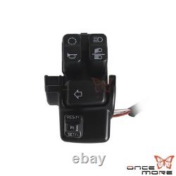 Black Cruise Control Kit For Harley Softail Heritage Classic Breakout FXDR 16-up
