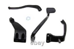 Black Further Forward Mid Control Kit fits Harley Davidson