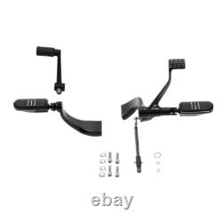 Black Mid-Controls Shifter Lever Pegs Kit Fit For Harley Sportster XL 2014-2022
