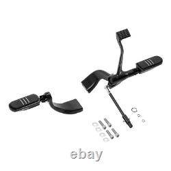 Black Mid-Controls Shifter Lever Pegs Kit Fit For Harley Sportster XL 2014-2022