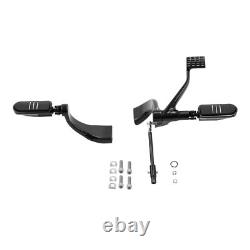 Black Mid-Controls Shifter Lever Pegs Kit Fit For Harley Sportster XL 2014-2022